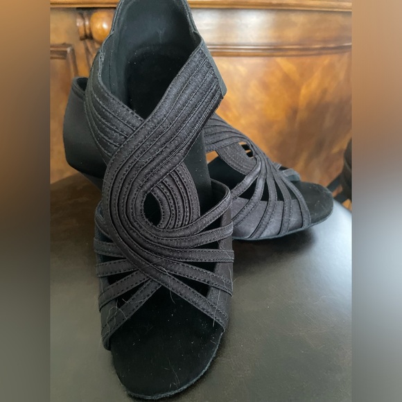 cleecli Shoes - Ballroom Dance Women Latin Salsa Practice Shoes 2.5'' Heels